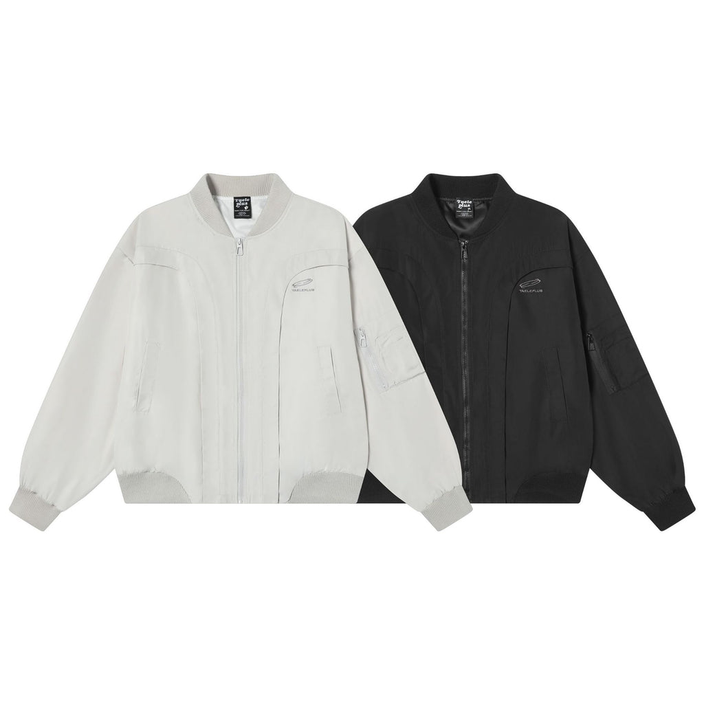 Flight jacket baseball jacket