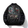 Harajuku Style Yokosuka Embroidered Jacket Air Force MA-1 Flight Suit Baseball Jacket BF Style Outerwear