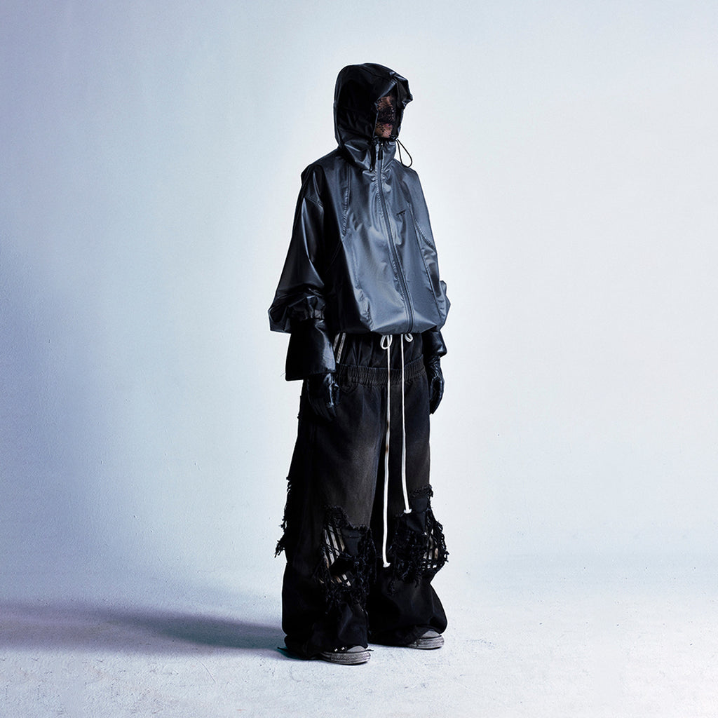 Jacket hooded jacket