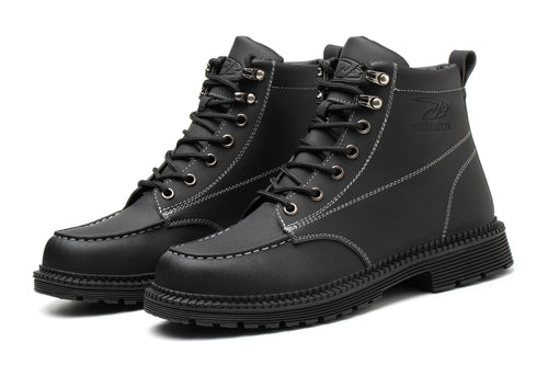 Comfortable And Durable Work Shoes Microfiber Leather Safety Shoes Men's Anti Smash And Anti Puncture Work Shoes