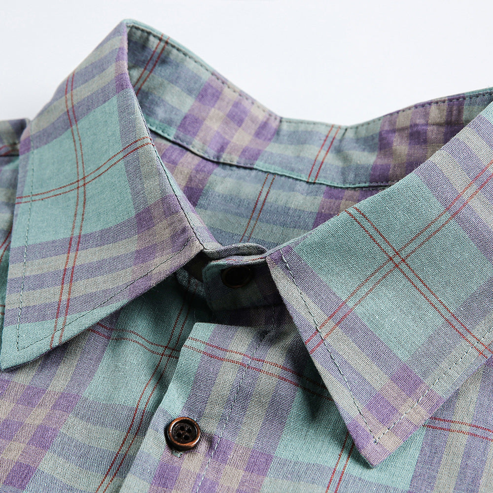 plaid shirt