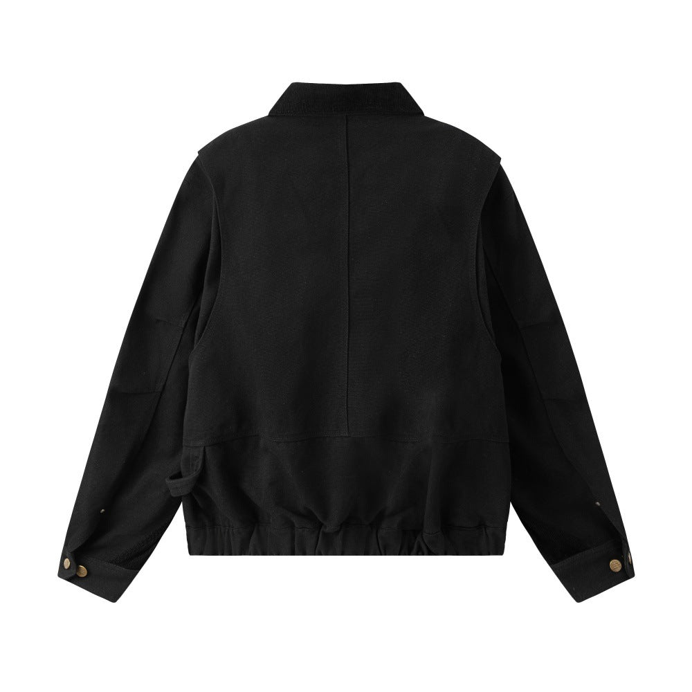 Jacket jacket with double zipper