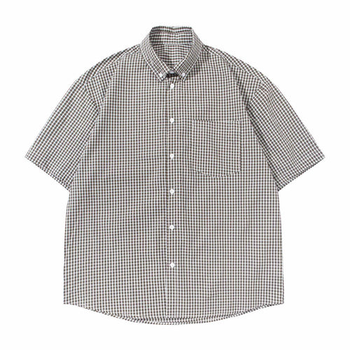 Fine plaid shirt T-shirt