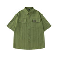 Striped pocket shirt T-shirt