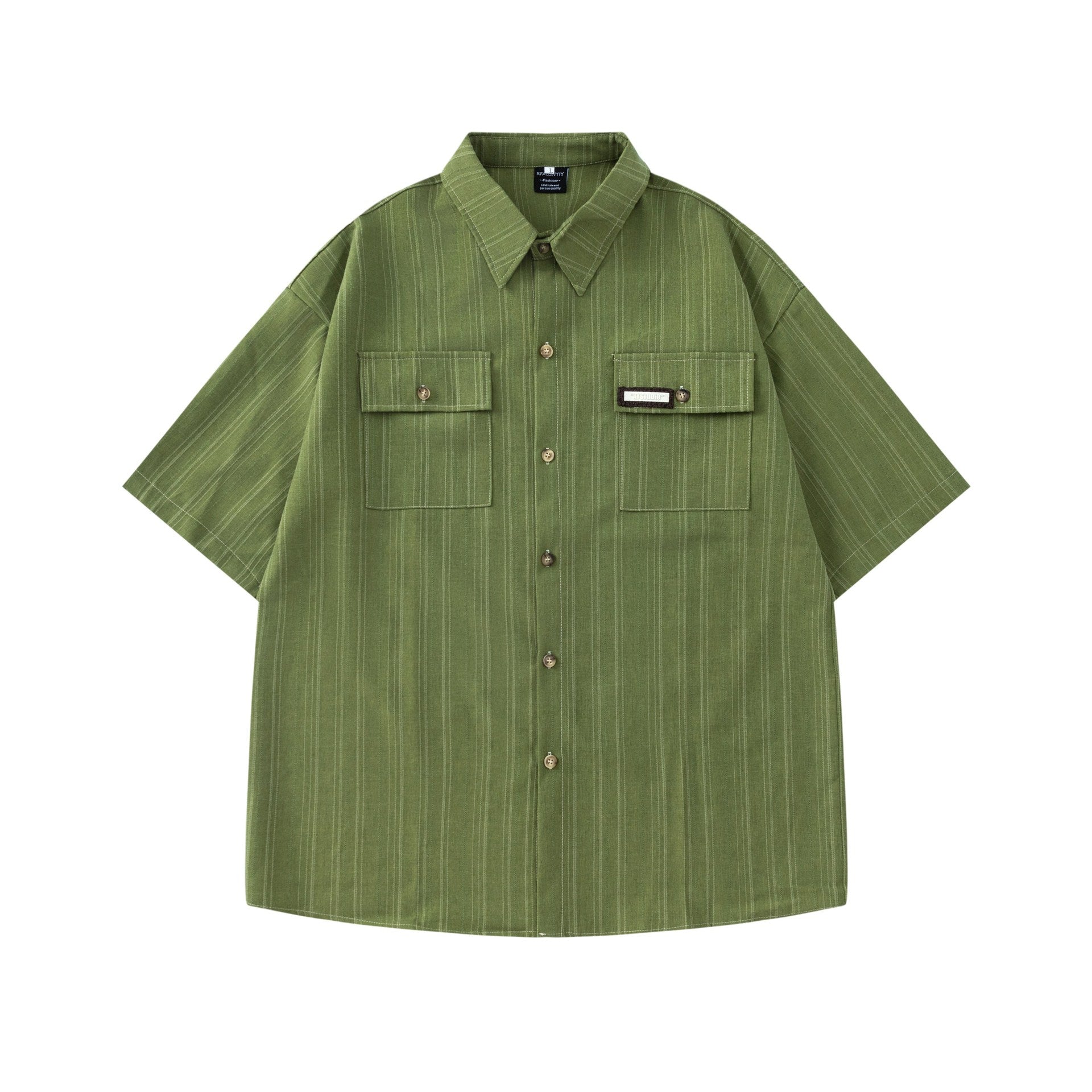 Striped pocket shirt T-shirt