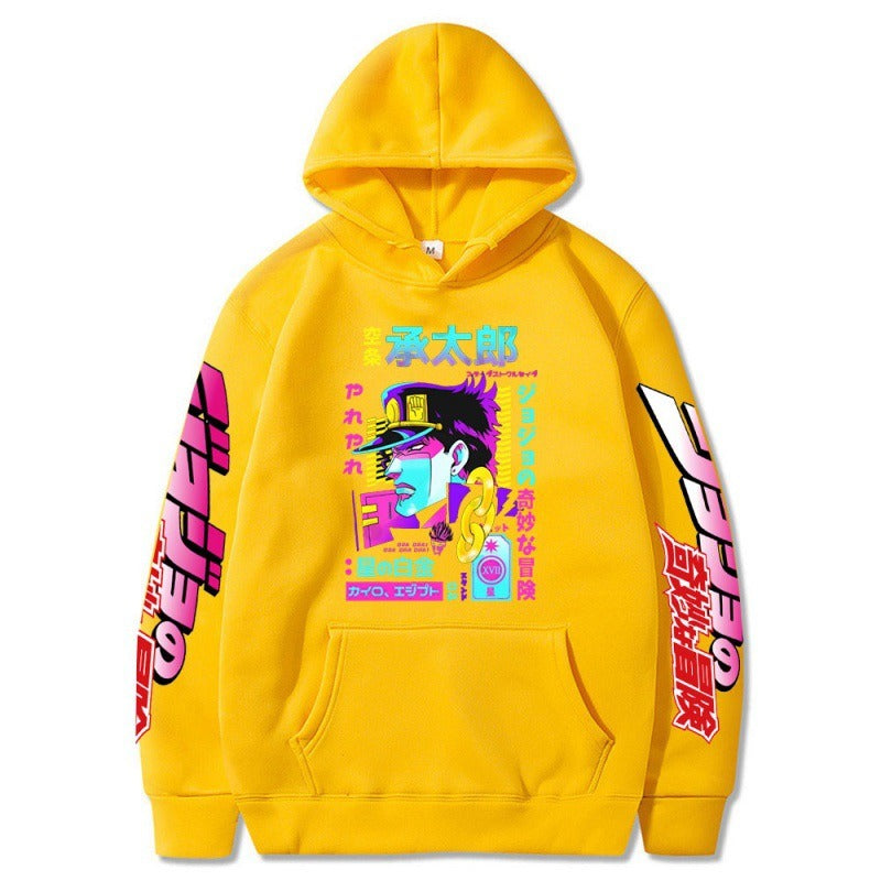 JOJO's Wonderful Adventure of Chengtaro Plush Hoodie Top Hoodie Anime Hoodie