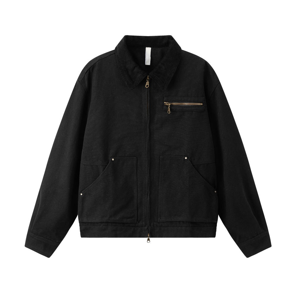 Jacket jacket with double zipper