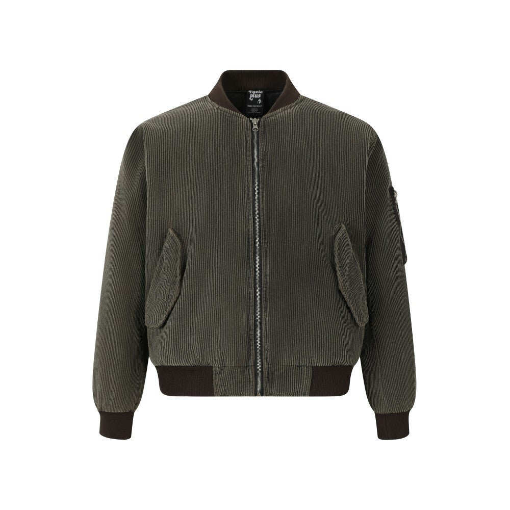 Corduroy jacket cotton jacket