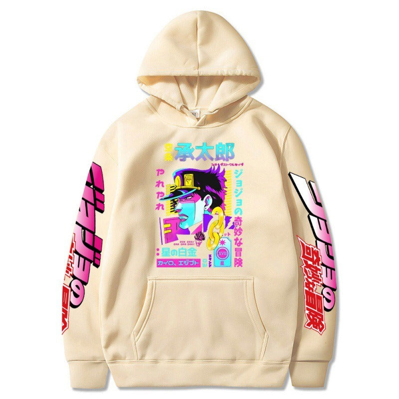 JOJO's Wonderful Adventure of Chengtaro Plush Hoodie Top Hoodie Anime Hoodie