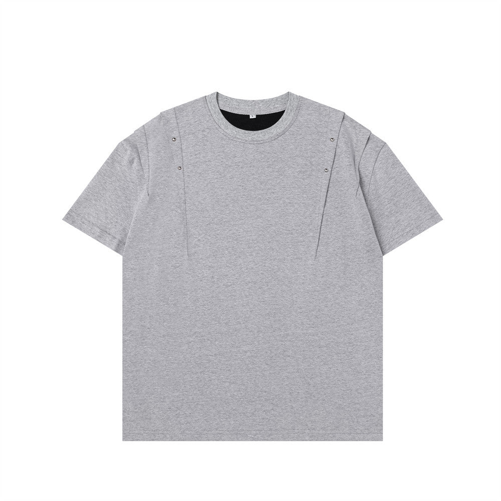 Shoulder wrinkle T-shirt